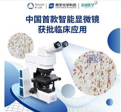 腾讯AILab宣布中国*智能显微镜获药监局批准进入临床应用